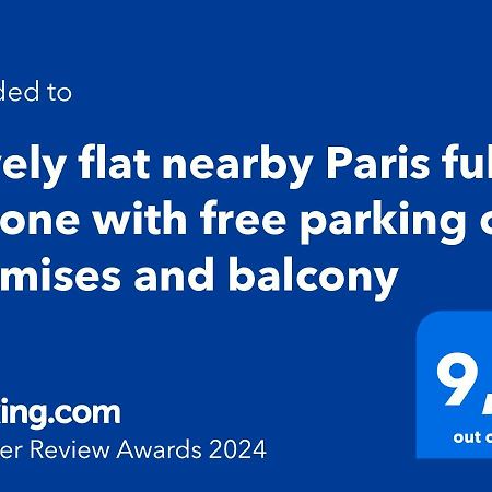 Lovely Flat Nearby Paris Fully Redone With Free Parking On Premises And Balcony Clichy Bagian luar foto